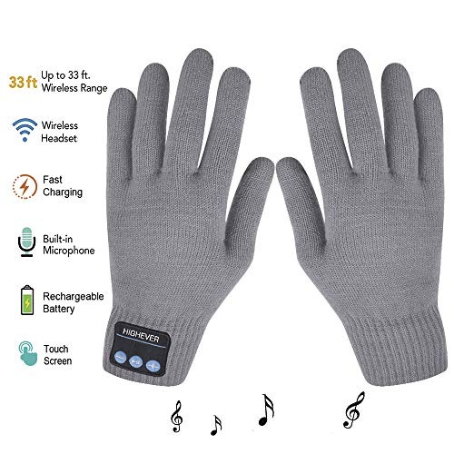 Winter Gloves Touch Screen With Built-In Stereo Speakers [Electronics]